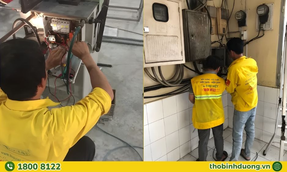 Hạng mục sửa điện 3 pha