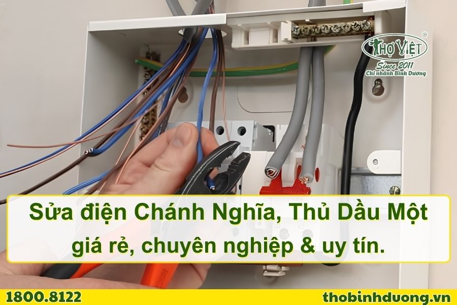 Báo giá sửa điện Chánh Nghĩa, Thủ Dầu Một