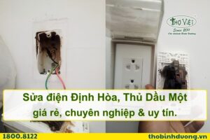 Báo giá sửa điện Định Hòa, Thủ Dầu Một