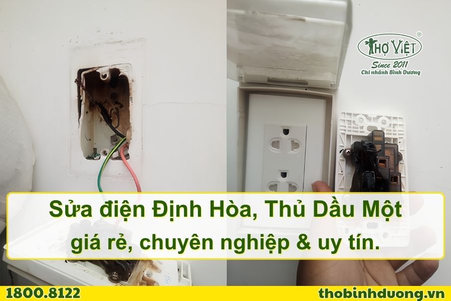 Báo giá sửa điện Định Hòa, Thủ Dầu Một