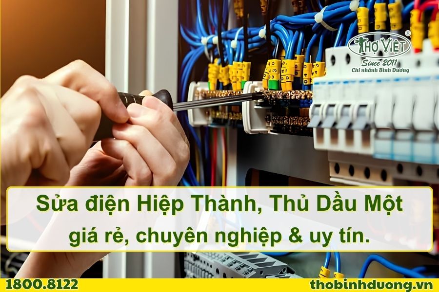 Báo giá sửa điện Hiệp Thành, Thủ Dầu Một