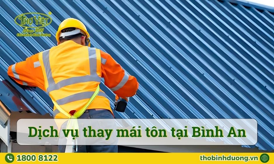 Báo giá thay mái tôn Bình An