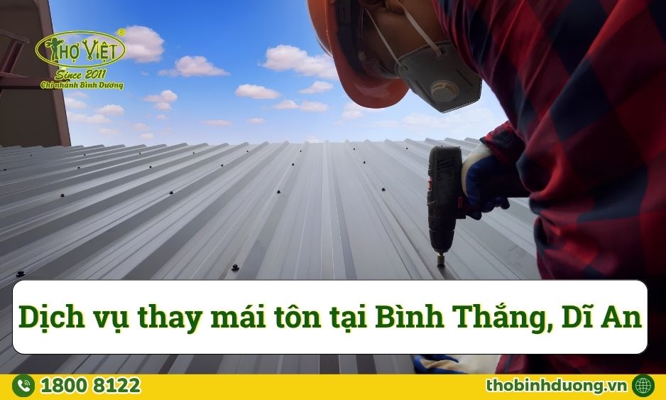 Báo giá thay mái tôn Bình Thắng