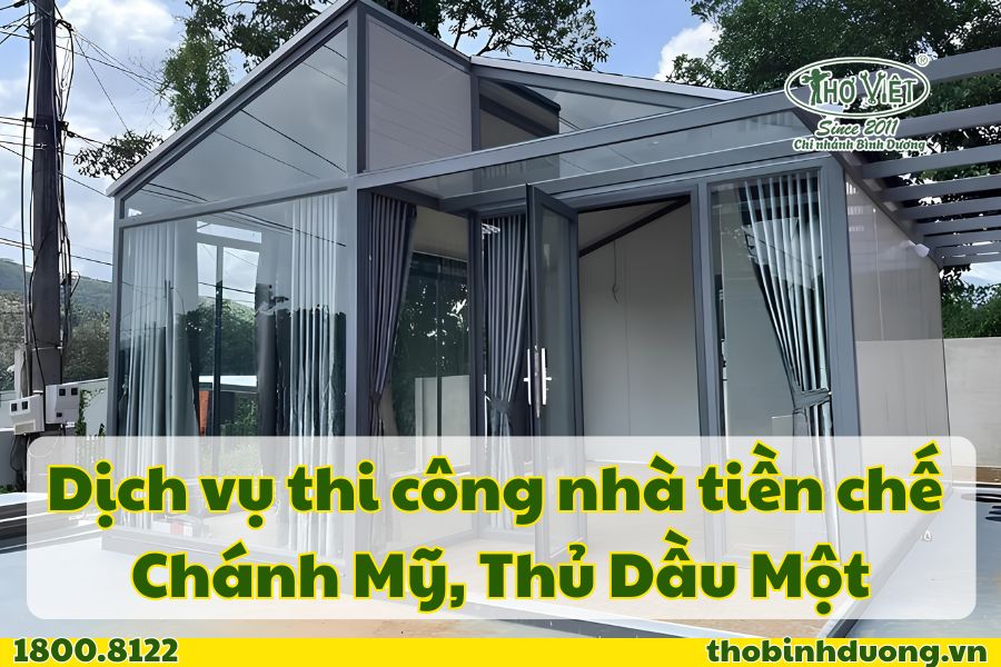 Báo giá thi công nhà tiền chế Chánh Mỹ