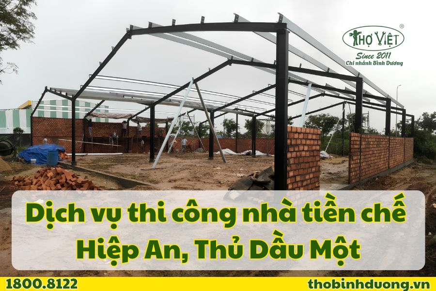 Báo giá thi công nhà tiền chế Hiệp An