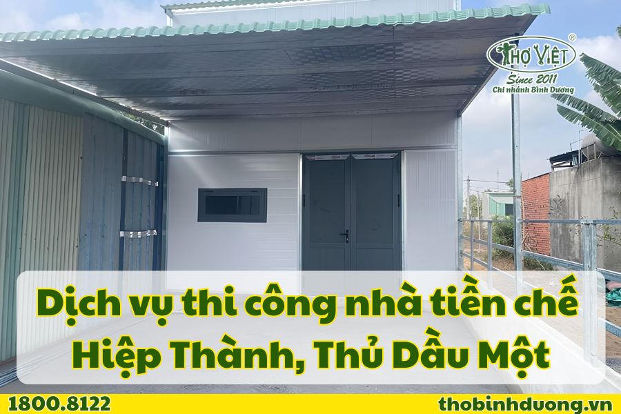 Báo giá thi công nhà tiền chế Hiệp Thành