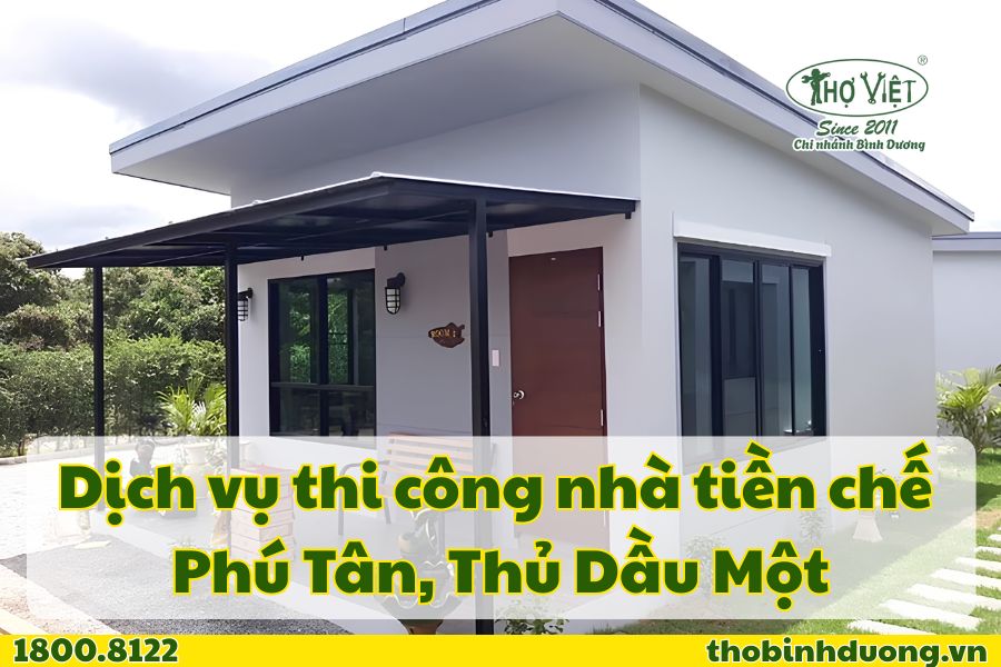 Báo giá thi công nhà tiền chế Phú Tân