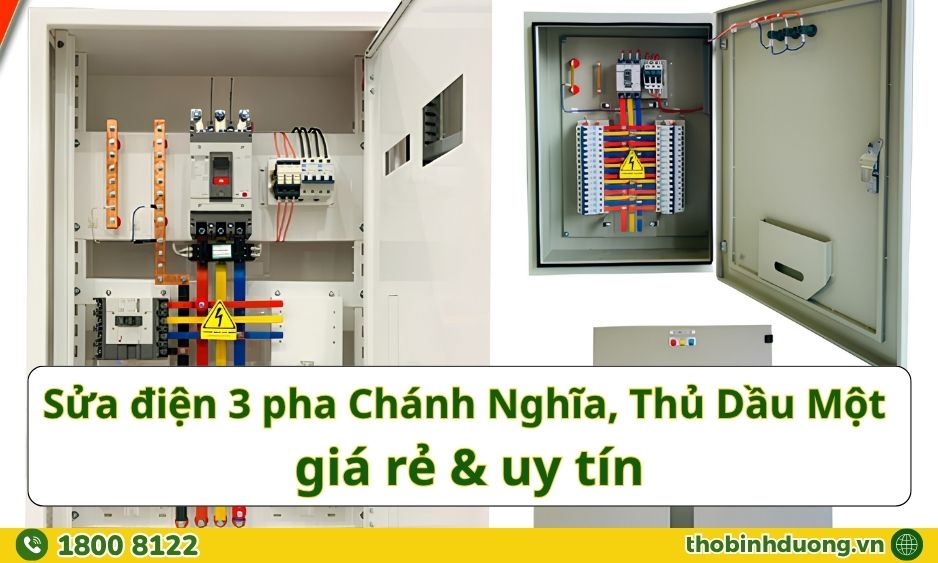 Báo giá sửa điện 3 pha Chánh Nghĩa, Thủ Dầu Một