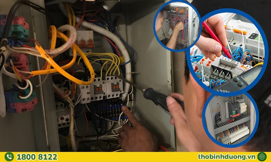 Các bước thực hiện sửa điện tại Bình Chuẩn