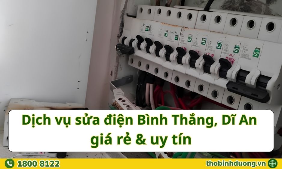 Báo giá sửa điện Bình Thắng, Dĩ An