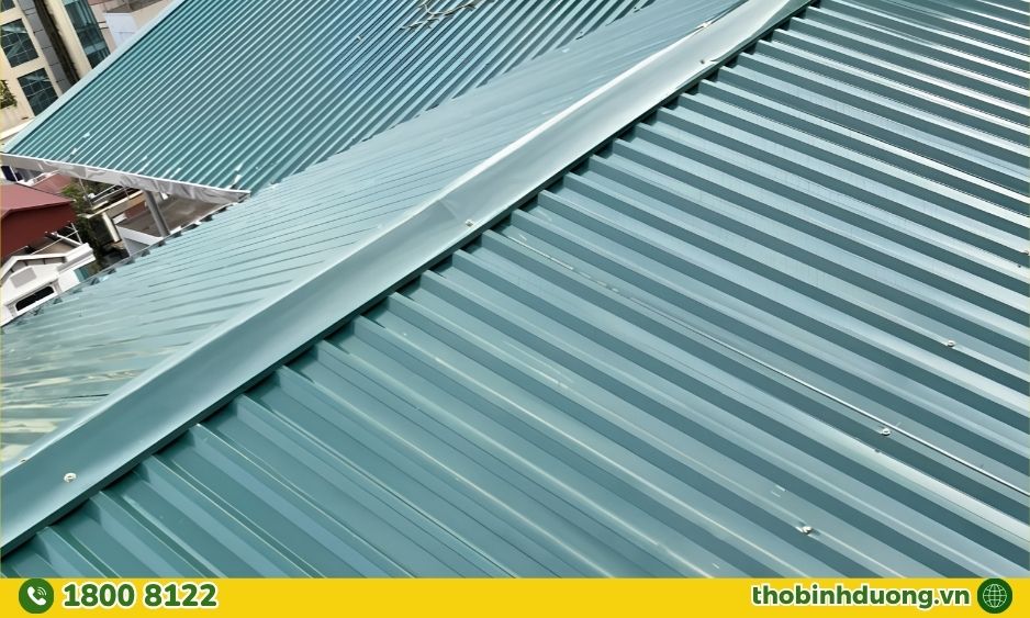 Khu vực có thợ thay mái tôn Bình Chuẩn